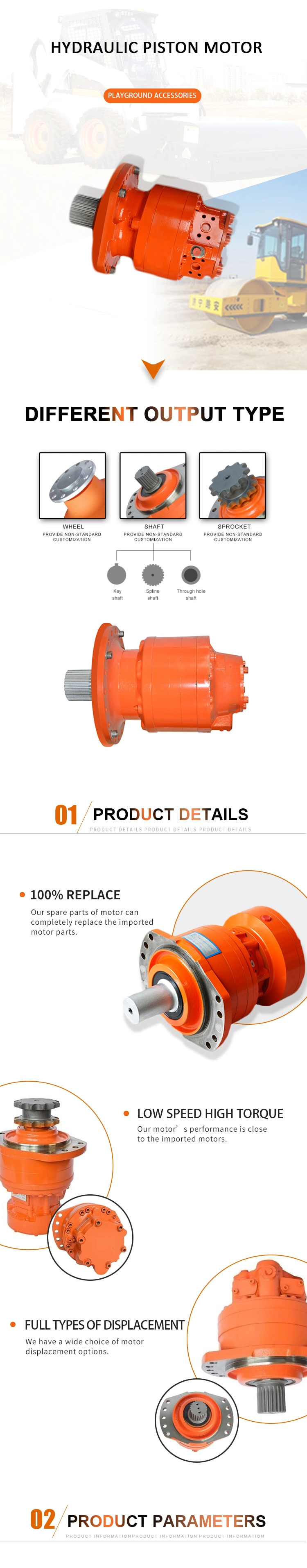 China Manufacturer of Poclain Ms Series Hydraulic Motor